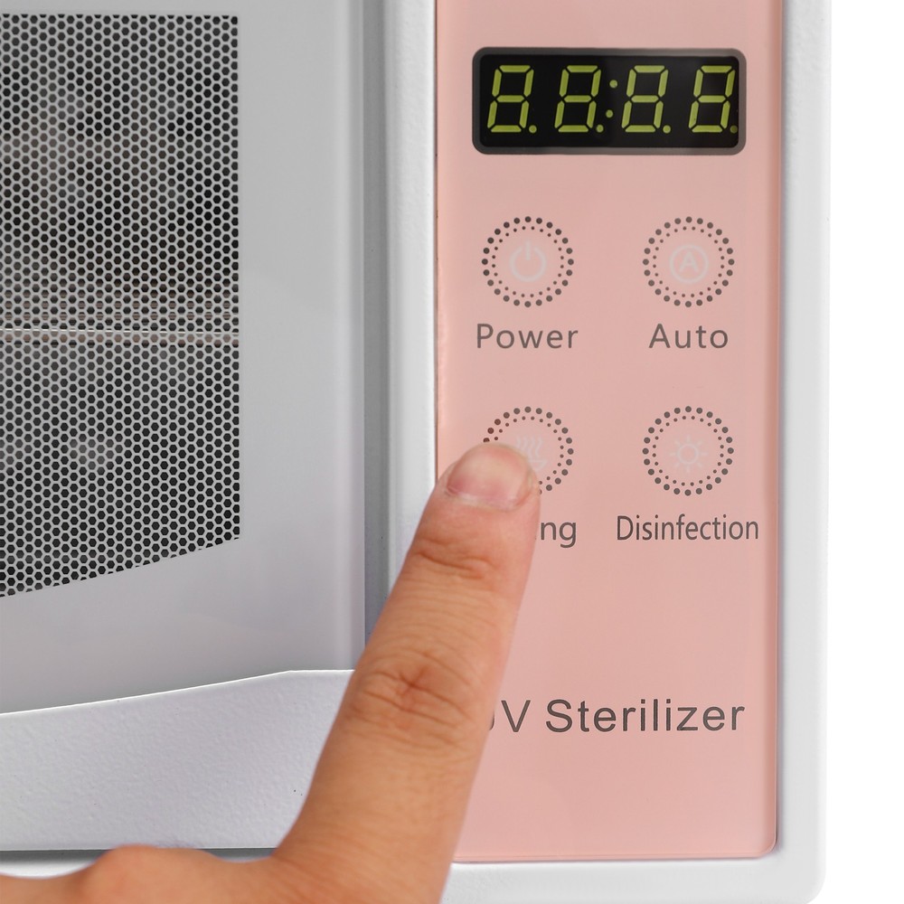 High-Temperature Sterilizer Nail Tools Sterilizer Pink Tabletop Sterilizer US