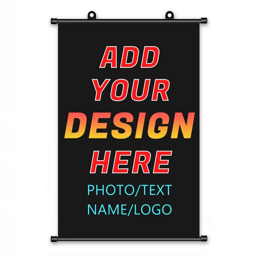 Custom Canvas Scroll Poster Personalized Customize Different Sizes