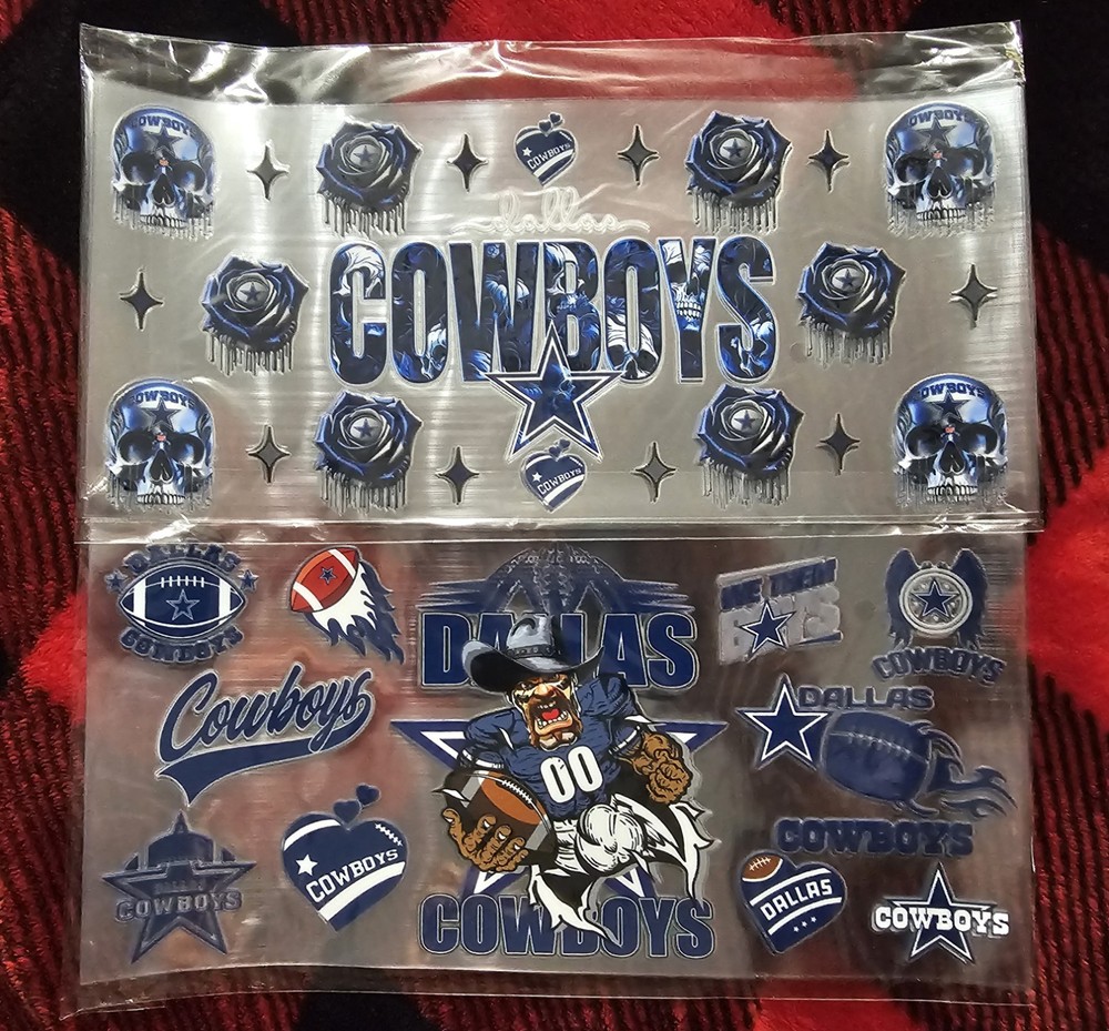Cowboys Uv Dtf Wraps
