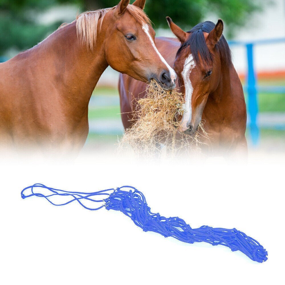 Medium Size Strong Durable Nylon Rope Slow Feed Forage Net Bag with Silver