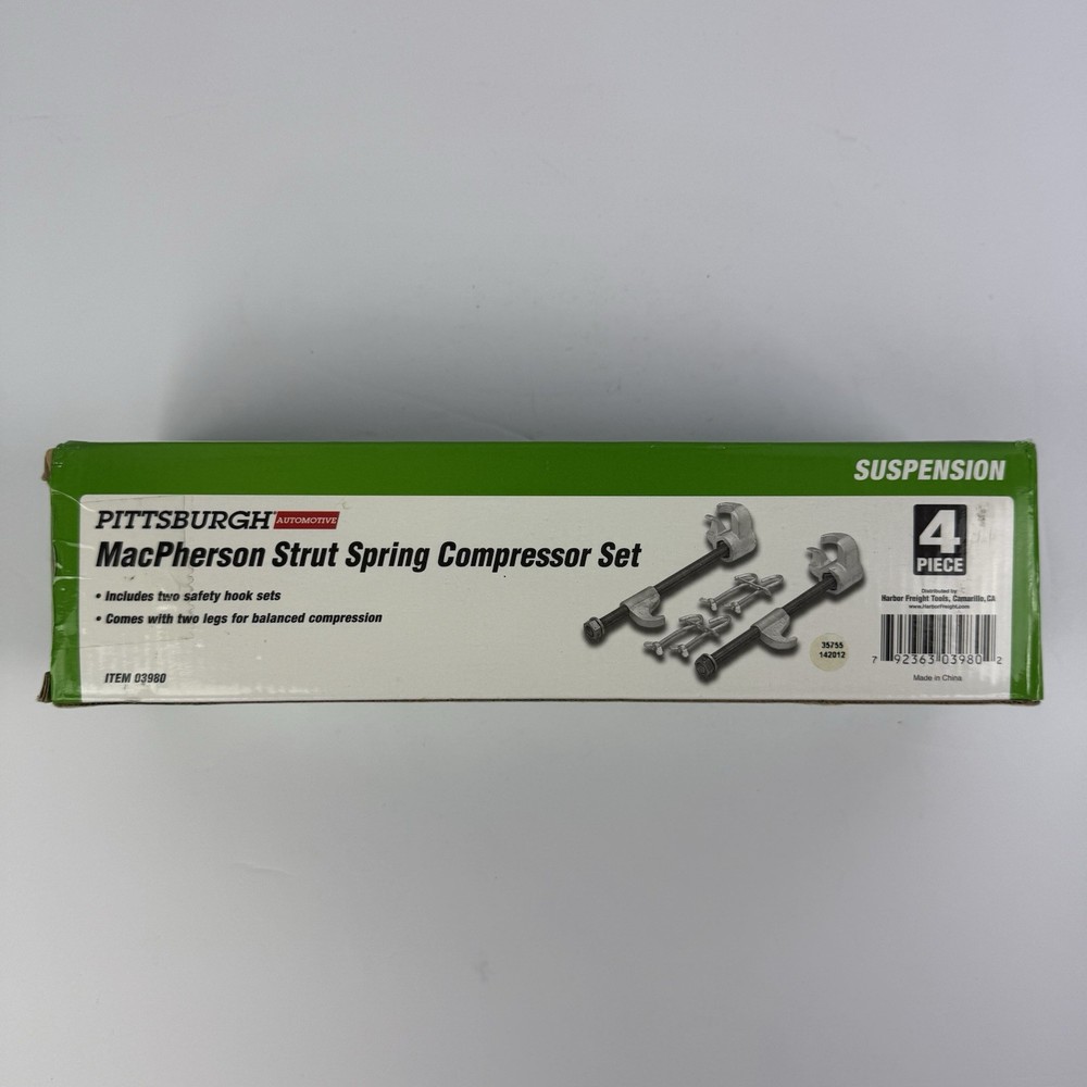 MacPherson Strut Spring Compressor Set Suspension From Pittsburgh 03980 NIB