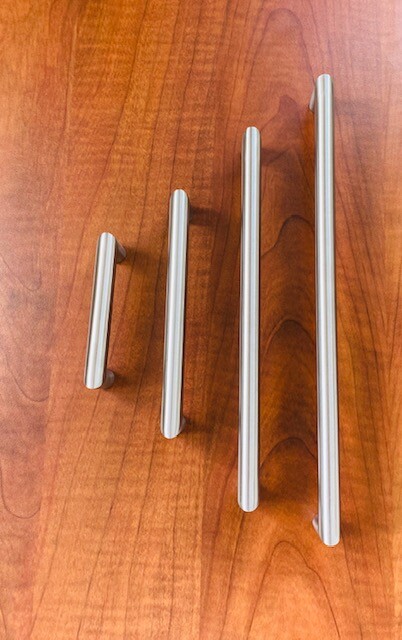 Modern Stainless Steel Bar Cabinet Handles Pulls Knobs Brushed Nickel