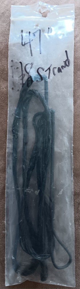 New Bow String Cable Black 47" 18 Strand!