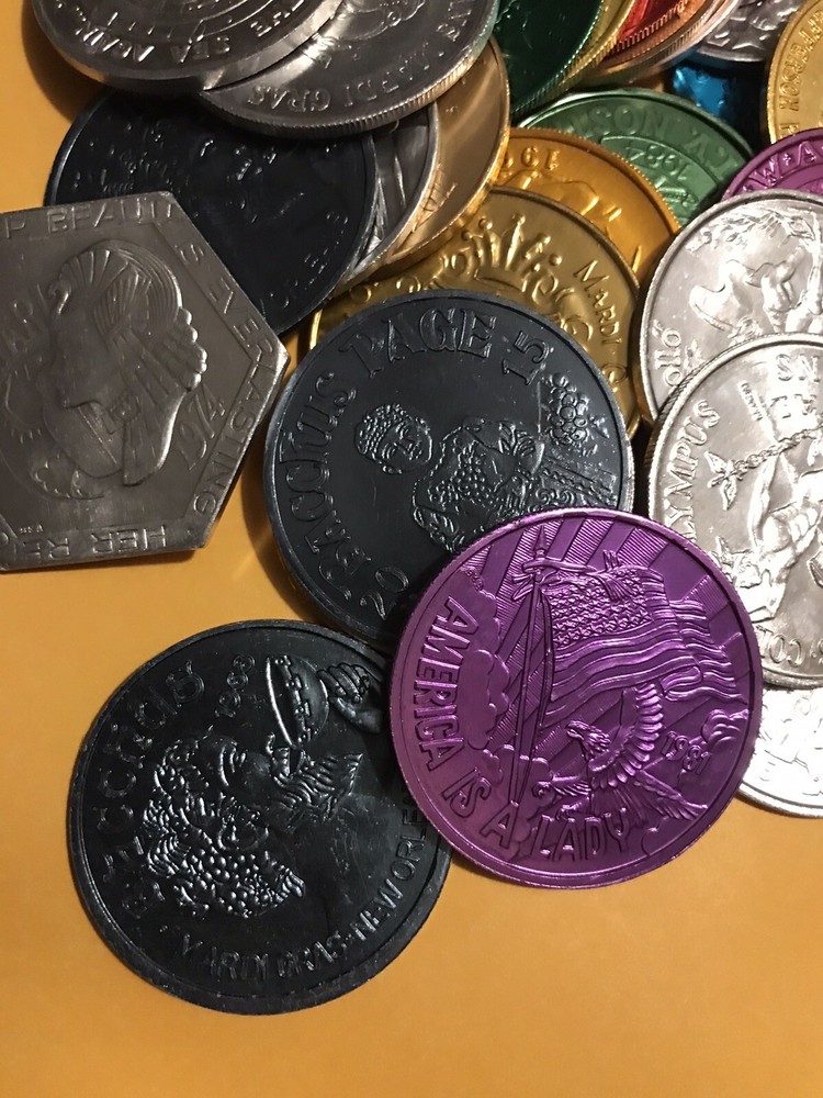 Marti Gras Doubloon 1 Pound Lots