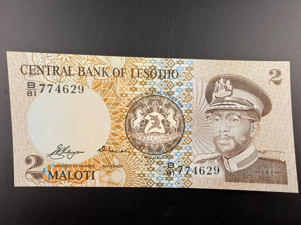 1981 Lesotho 2 Maloti P#4a UNC Banknote SPC1703