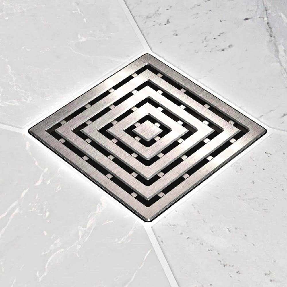 Ebbe E4815BN 4" Unique Grate Frames Brushed