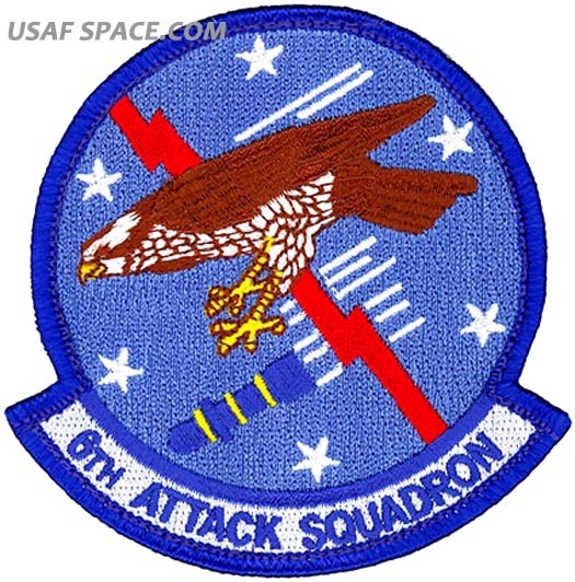 USAF 6th ATTACK SQUADRON - MQ-1 Predator- MQ-9 Reaper DRONES - ORIGINAL PATCH
