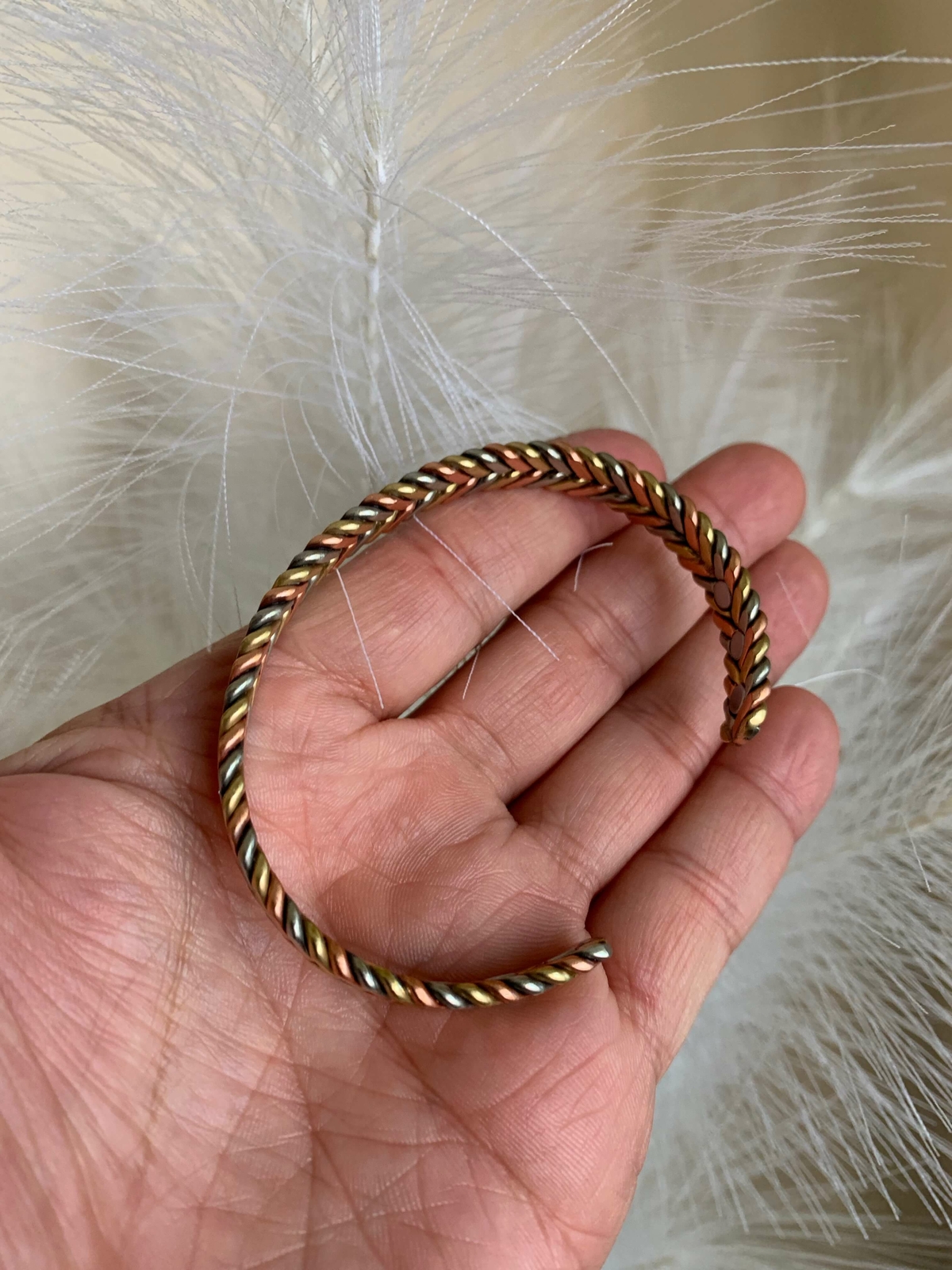 Solid Pure Copper Magnetic Bracelet Arthritis Pain Relief Power Energy Men Women