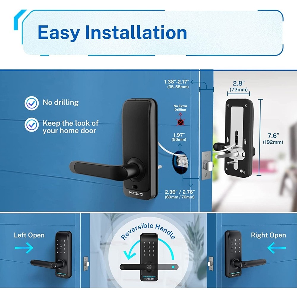 Kucacci Fingerprint Smart Door Lock