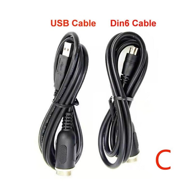 Din6-USB Cable Adaptation For Thrustmaster TH8A Connection Fit TSSH TSSH+ 1PC US