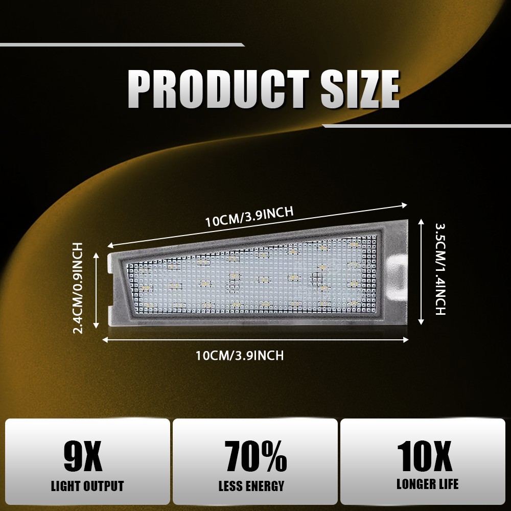 White LED License Plate Light Lamp For Cadillac CTS Sedan 2008 2009 2010 1-10Set