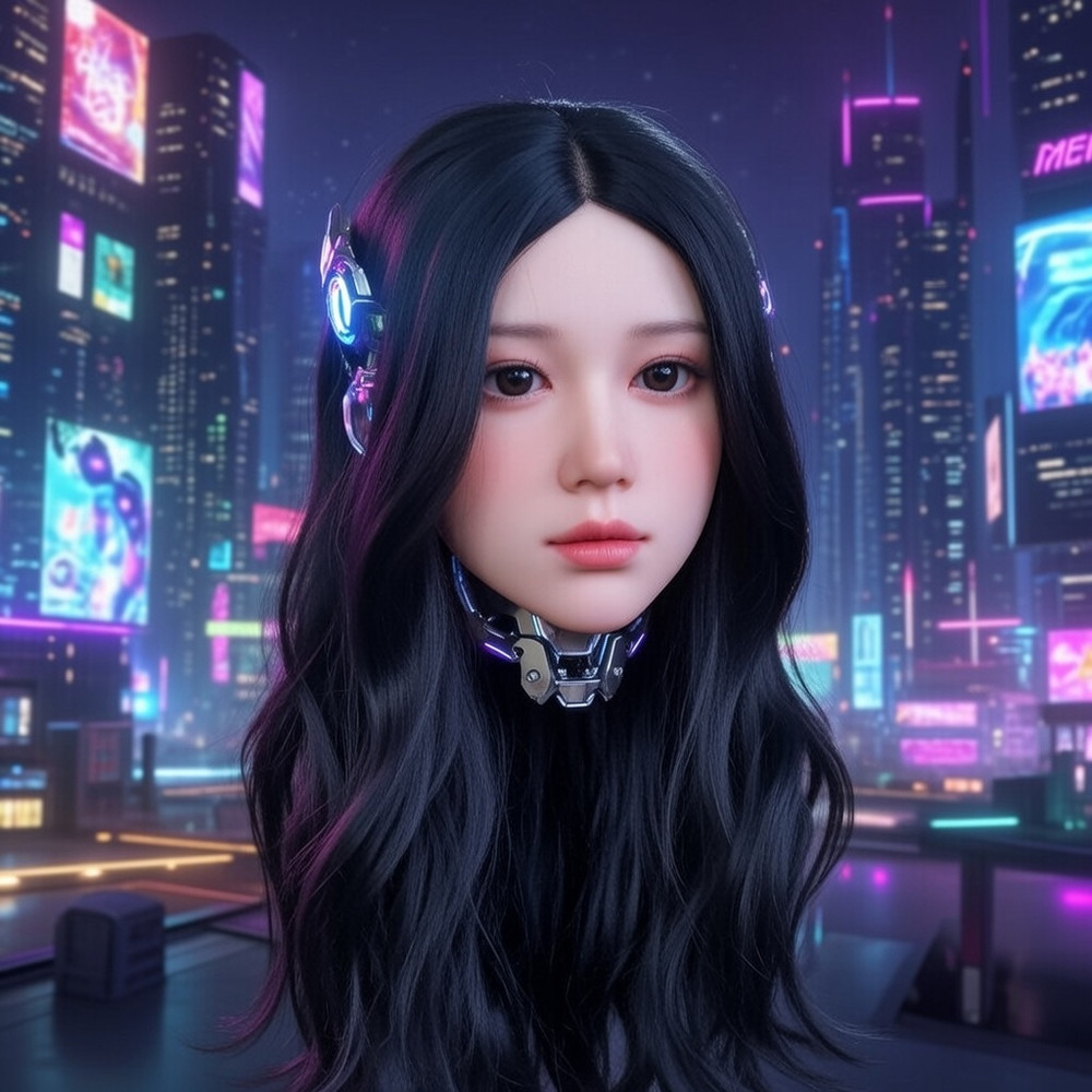 TPE head model M16 threaded mouth makeup hairstyle practice comes with a random