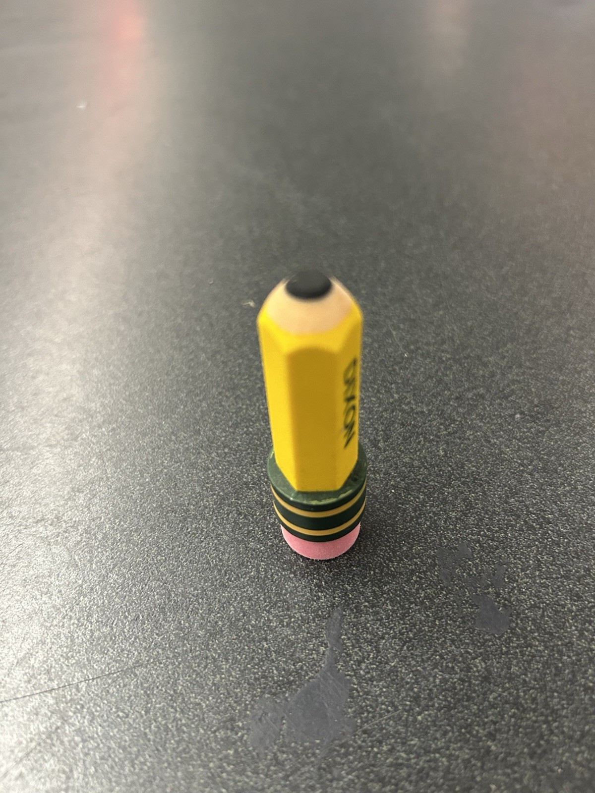 TICONDEROGA Erasers, Pencil Shaped, Latex-Free, Yellow, 1 38953 Inv A21