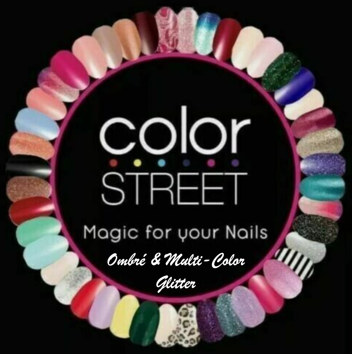 Color Street Nail Strips**OMBRÉ/MULTI-GLITTER** **BIG Assortment Of Colors!!!**