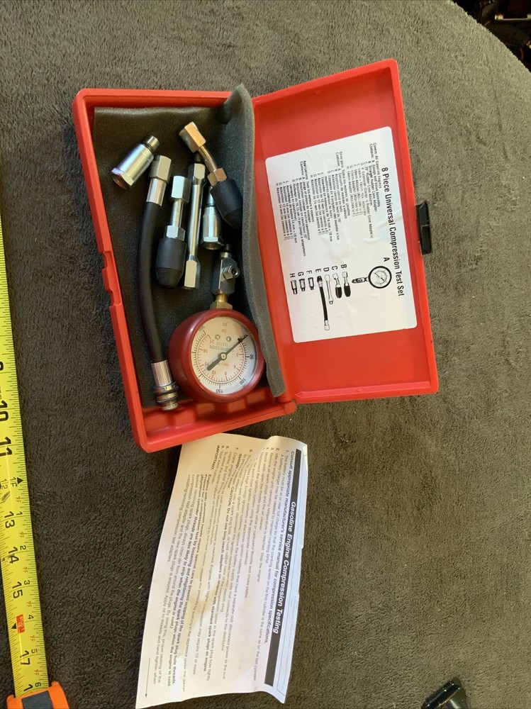 8pc Universal Compression Test Set, Don’t Know Maker….see Pics…missing 1??