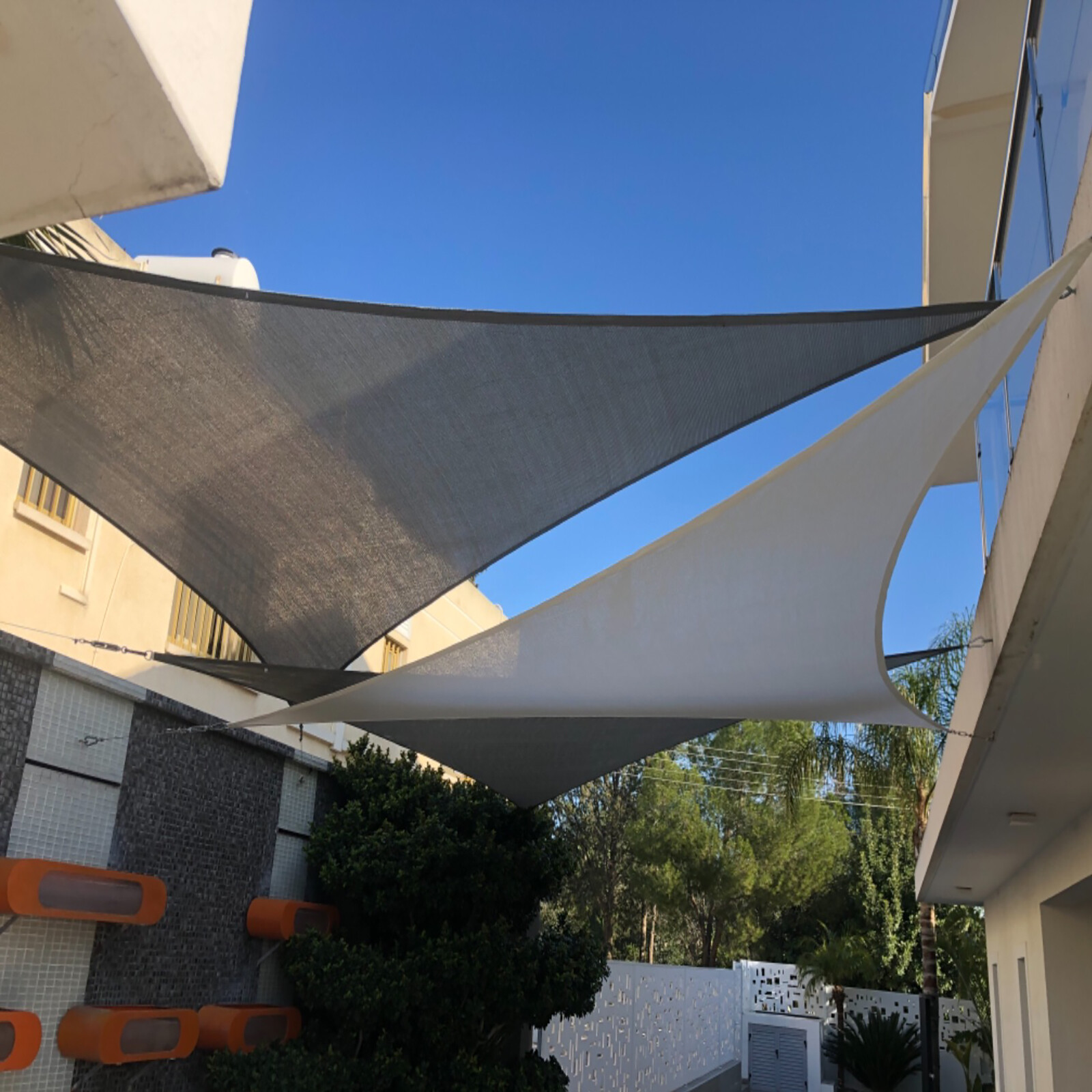 Waterproof Shade Sail Patio Awning Outdoor Garden Pool Sun Canopy Shelter Cover.