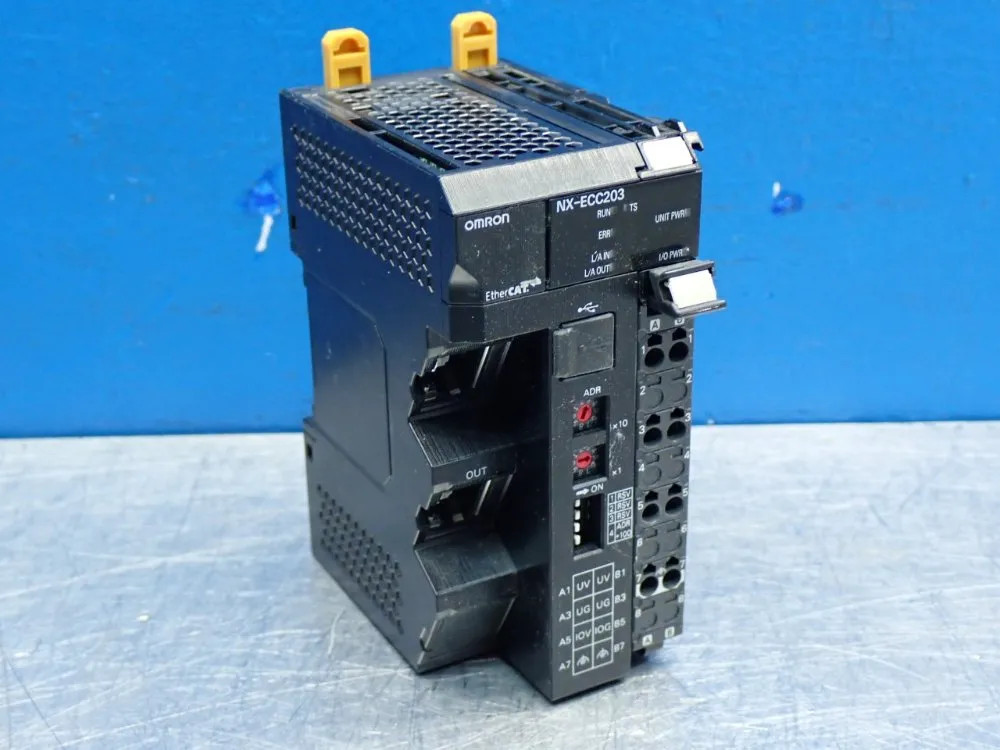 OMRON NX-SERIES ETERCAT COUPLER UNIT NX-ECC203