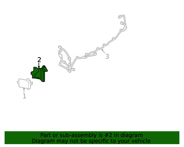 Genuine Mazda Blind Spot Detection System Warning Sensor Bracket BHP1-67-ZP1A