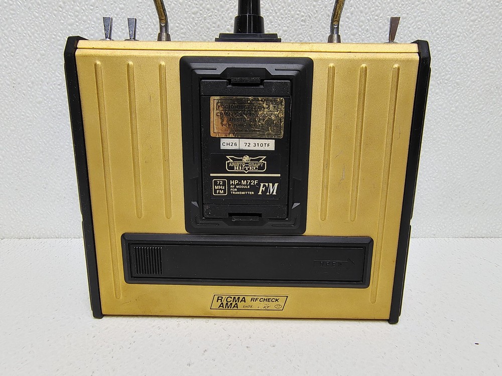 ARISTO-CRAFT CHALLENGER 720 RC Plane / Airplane Remote Controller AS IS UNTESTED