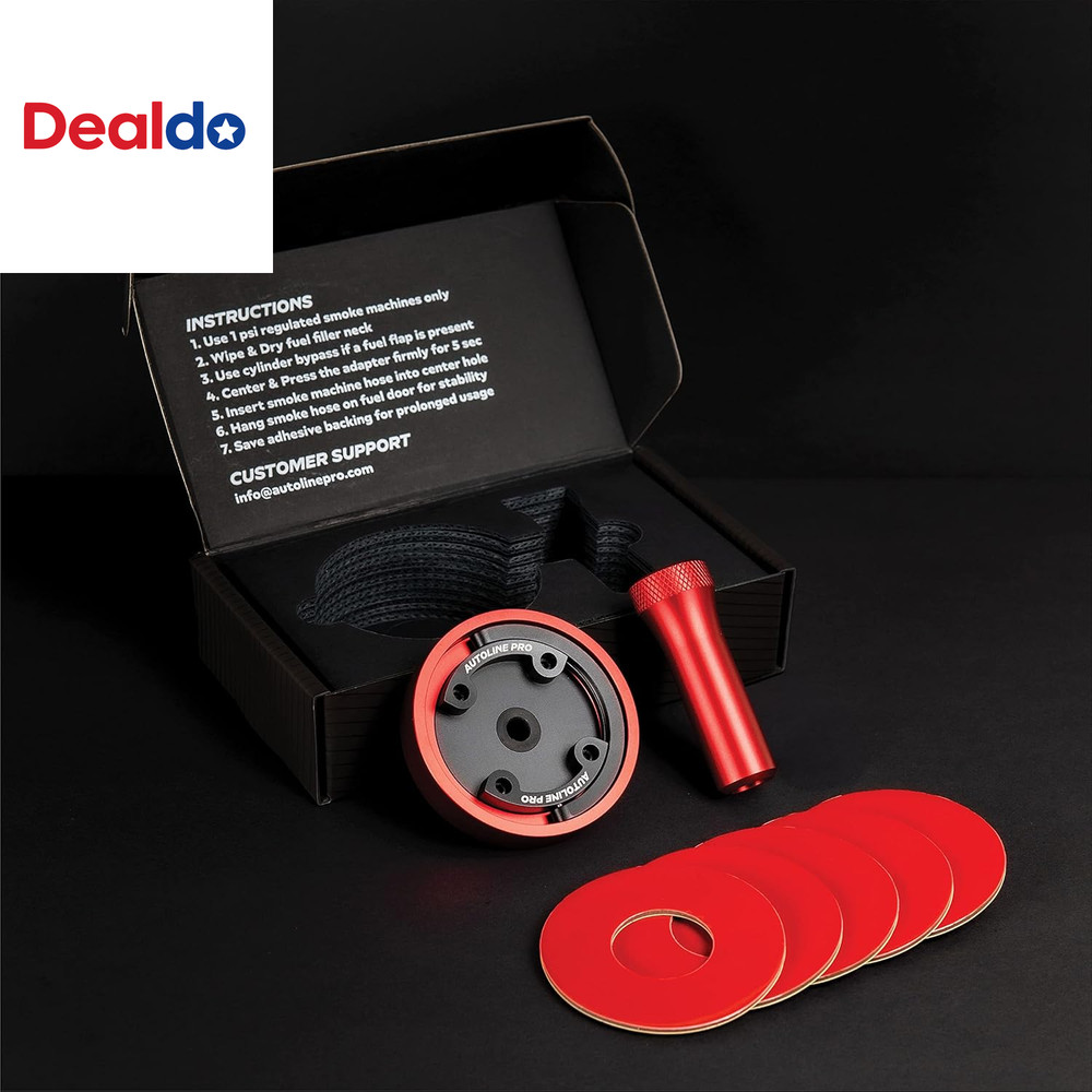 Universal Gas Cap Adapter for Easy EVAP Leak Testing - Includes Fuel Flap Bypass