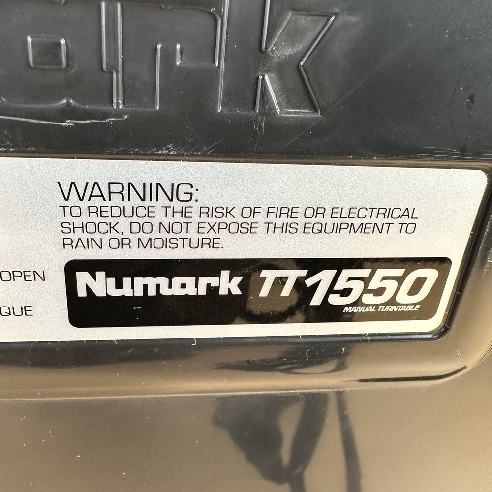Numark TT-1550 Turntable Working Condition