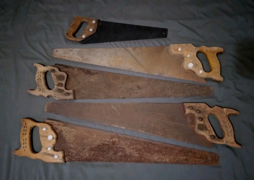 5 Vintgae Cross Cut Hand Saws