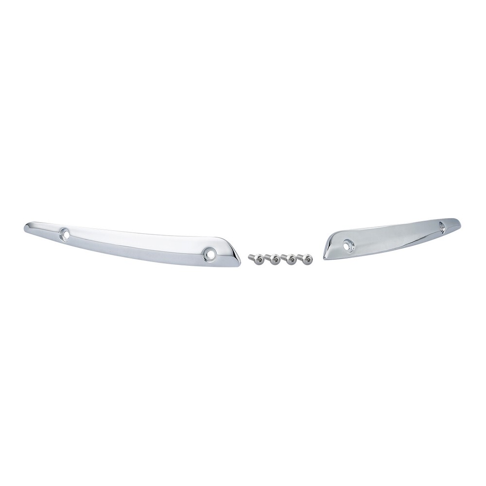 Chrome Split Windscreen Windshield Side Trim Fit For Harley Road Glide 2015-2022