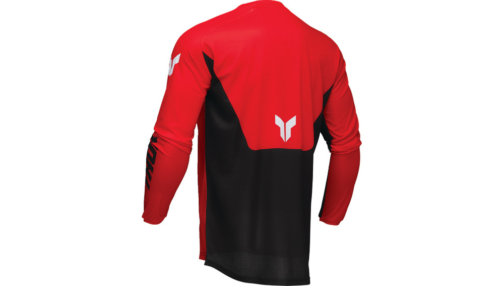 Thor Launchmode Forge Motocross Gear Set - Jersey & Pant - Red/Black