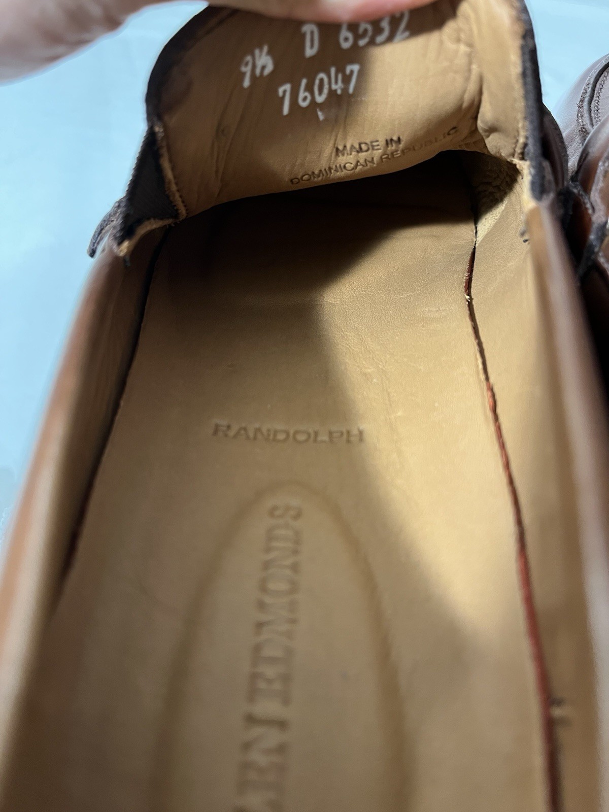 Allen Edmonds "RANDOLPH" BIT Penny Loafer Dress Sneakers 9.5 D Mahogany NWB $300