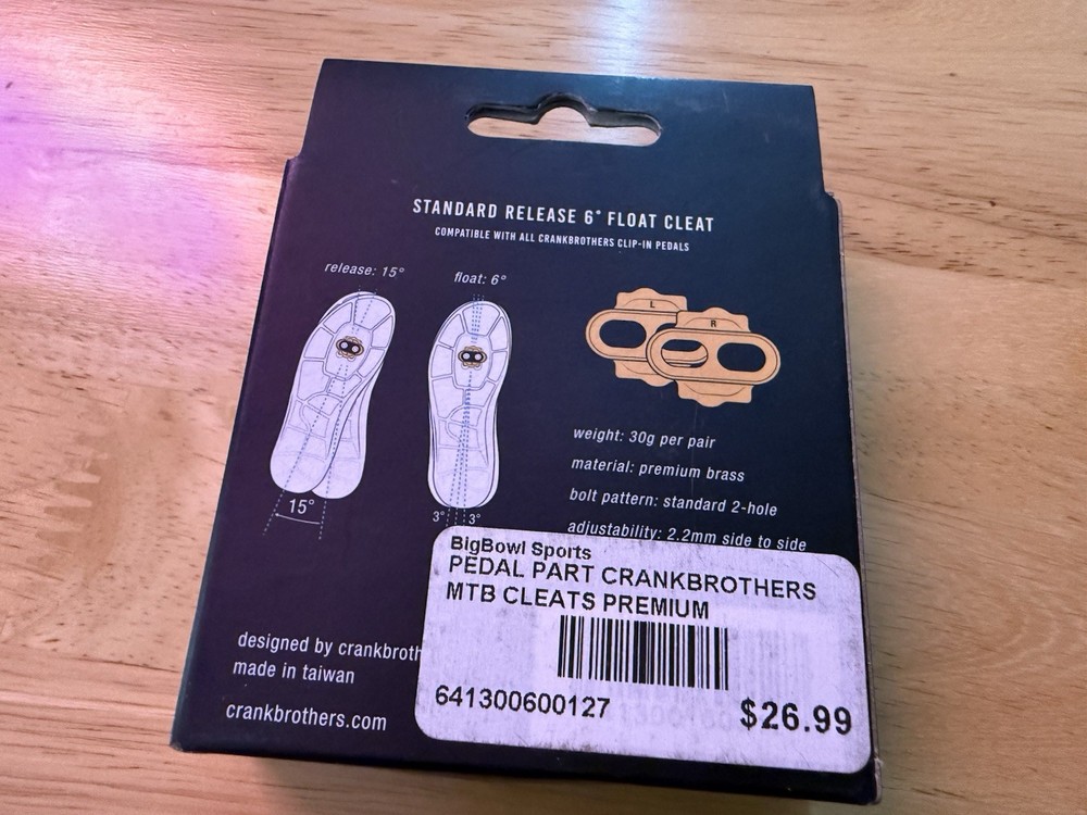 Crank Brothers Standard Release Float Cleat