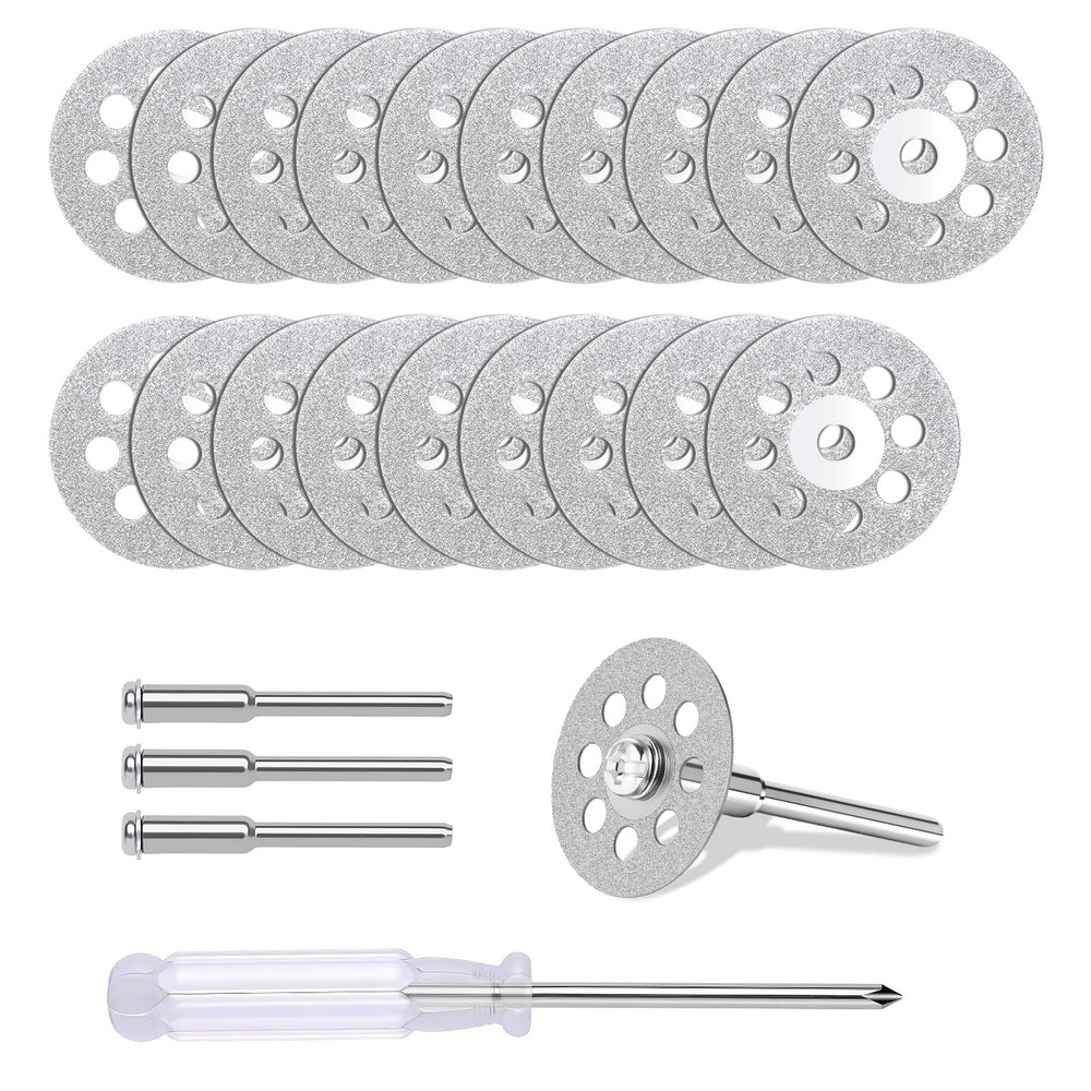 20 PCS Professional 545 Diamond Cutting Discs，Diamond Wheel silver