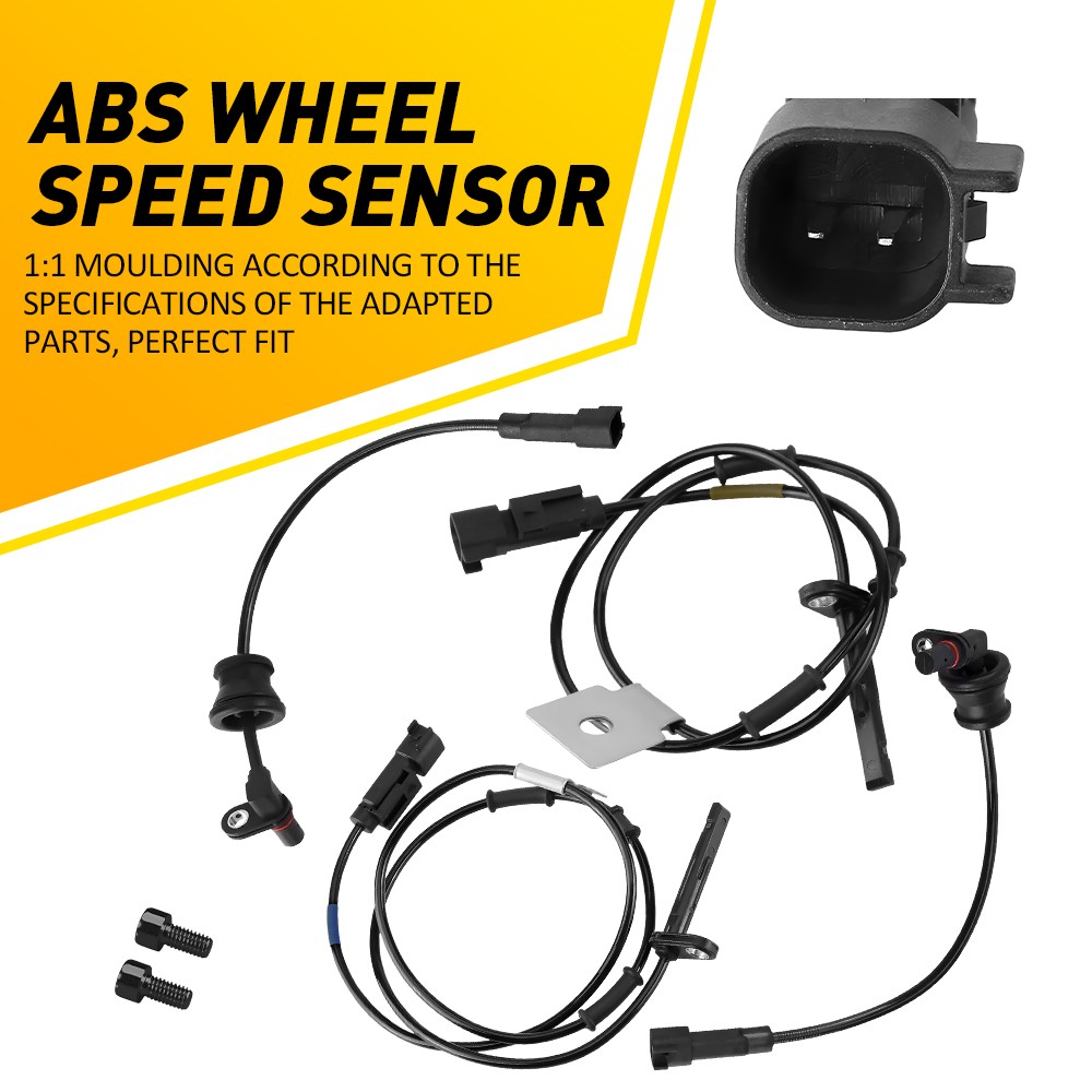 4X Front Rear Left&Right ABS Wheel Speed Sensor for 2010-17 Equinox Chevrolet ER