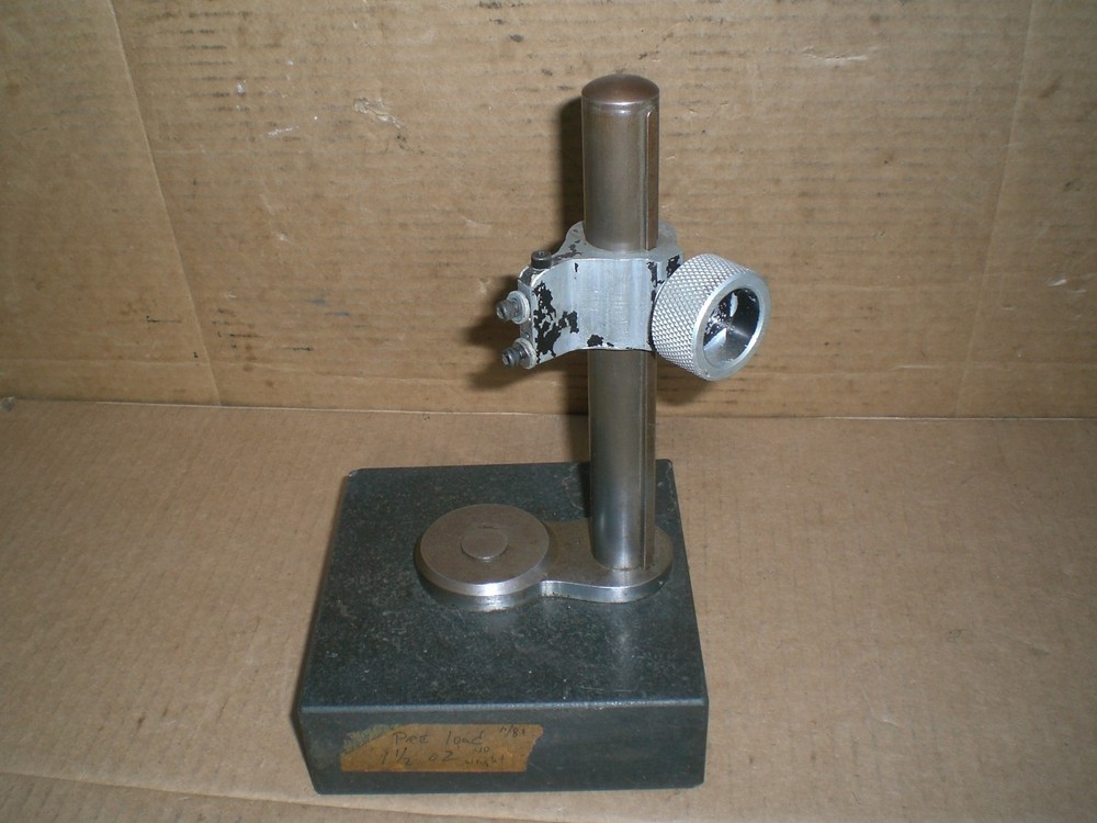 6 x 6 in Granite Comparator stand No indicator