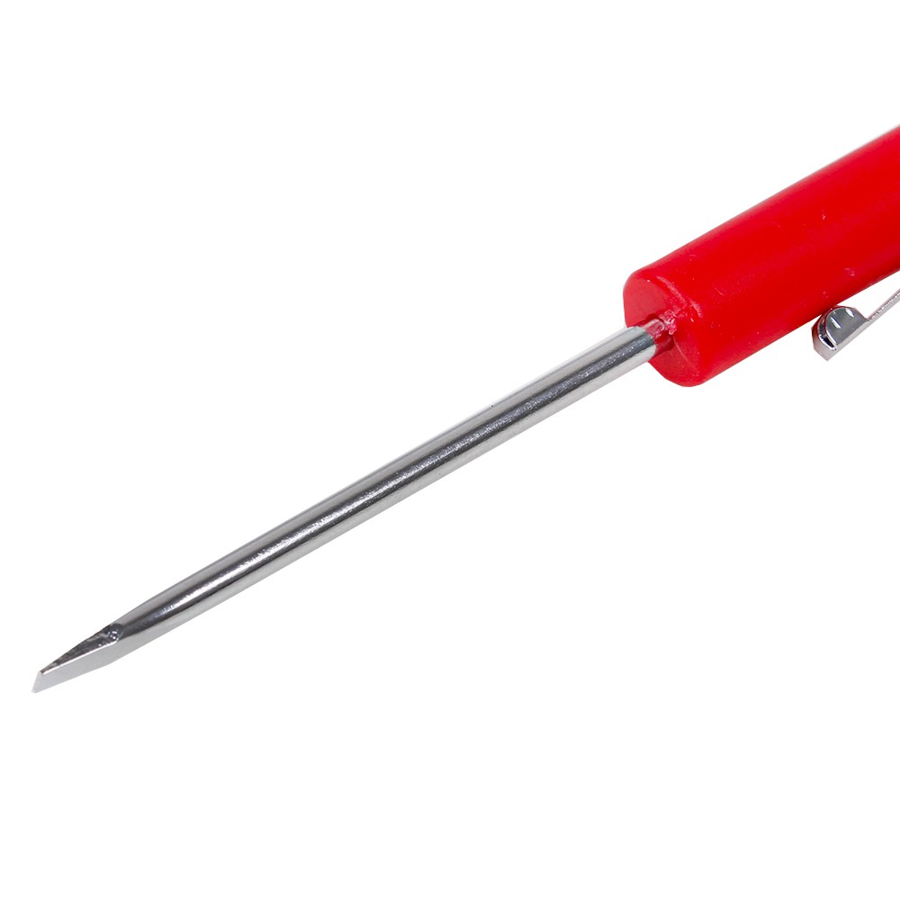 5PCS Mini Pocket Screwdriver Flat Head Tip with Phillips Top Pocket Clip Red