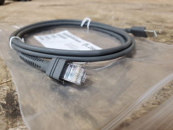 NEW Zebra CBA-U21-S07ZBR USB Data Transfer Cable - USB for Barcode Scanner 7 ft