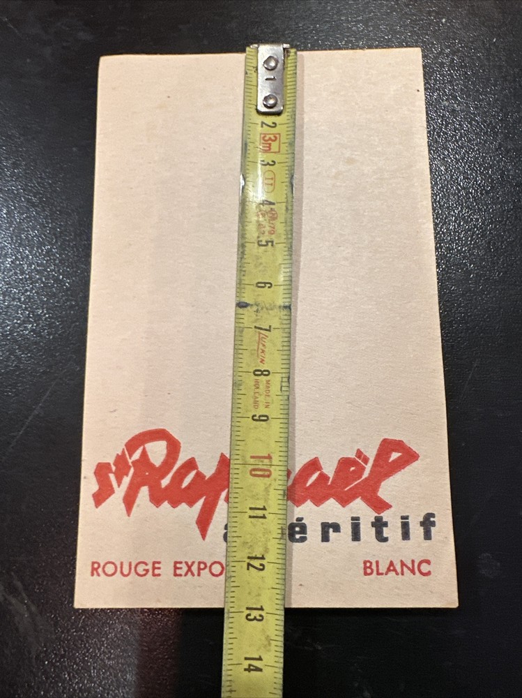 Rare Petit Carnet Publicitaire Bloc Note Apéritif St Raphaël