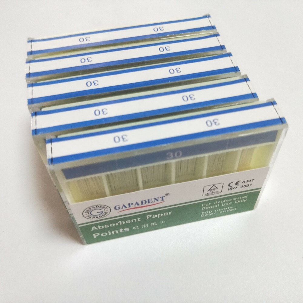 5Packs 30# Absorbent Paper Points Root Canal 200pcs/Pack