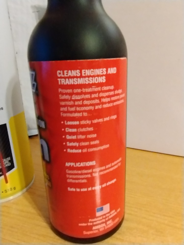 Amsoil Engine Transmission Flush + Amsoil Power Foam Induction System Cleaner