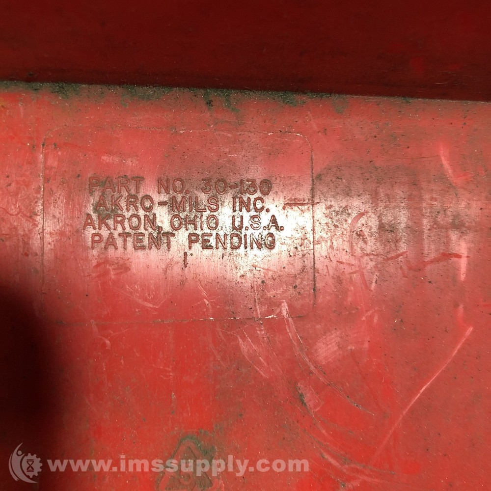 Akro Mils 30-130 Red Plastic Stackable Storage Bin USIP