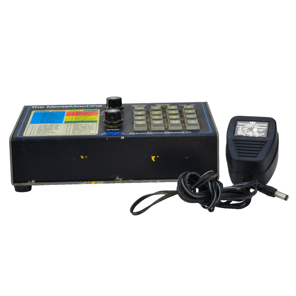 Ham Radio trainer AEA Morse Trainer Machine working w power sup word generator+
