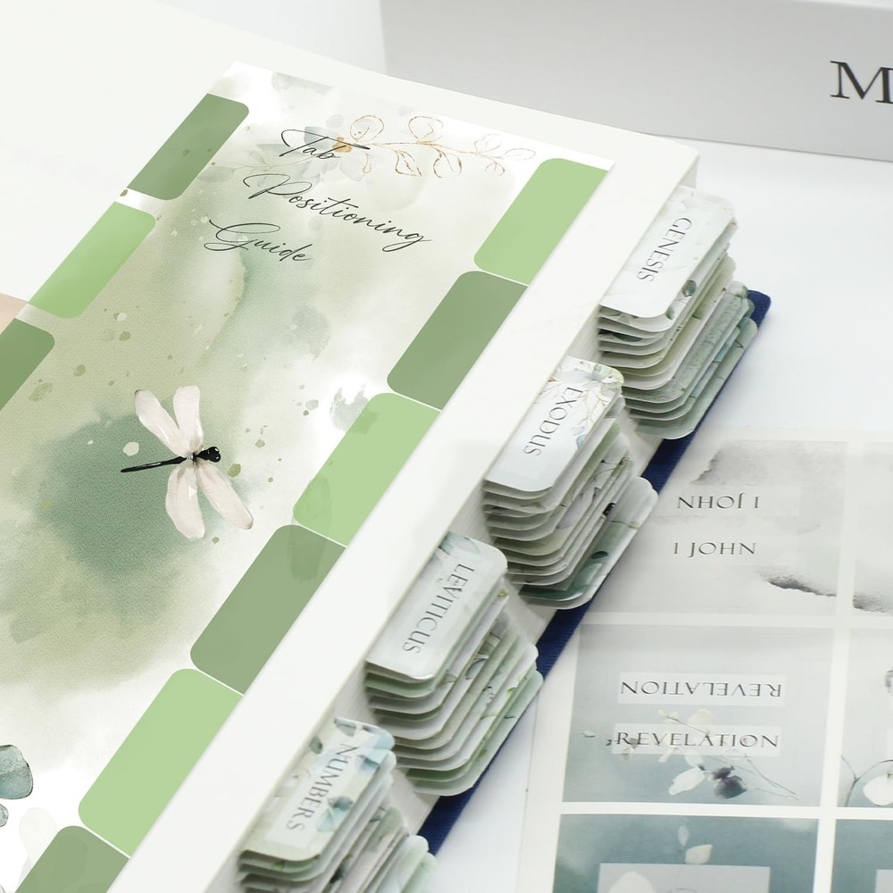 72Laminated Bible Tabs,Large Print Laminated for Study Bible,Include 67Bible ...