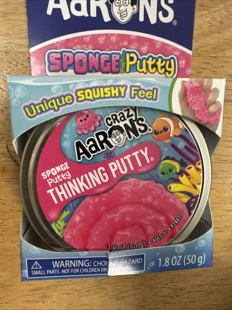 Putty 2.6 Oz. Sponge Putty Thinking Putty Pink New