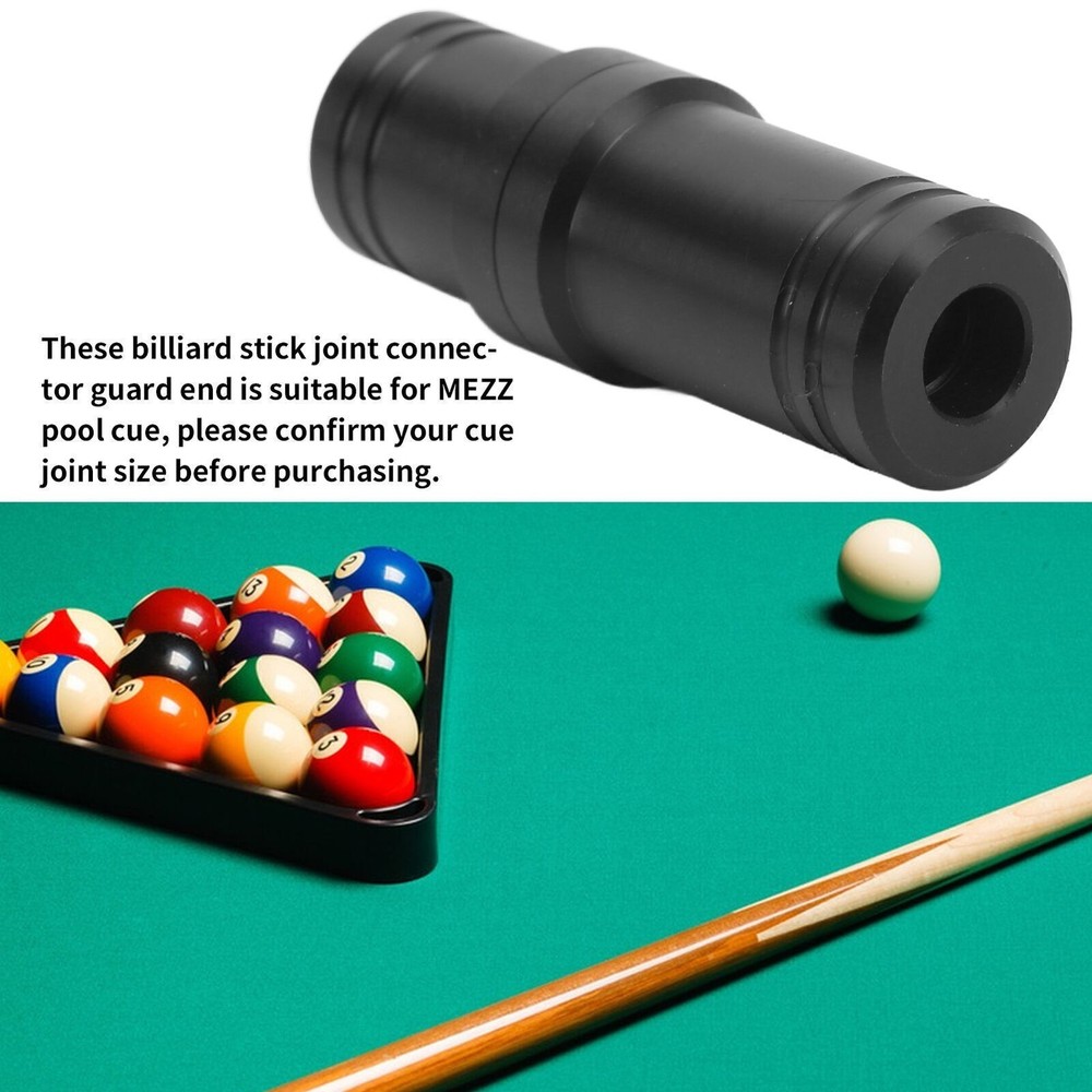 2PCS Billiard Cue Joint Protector Plastic Pool Cue Joint Stick Connector Guard