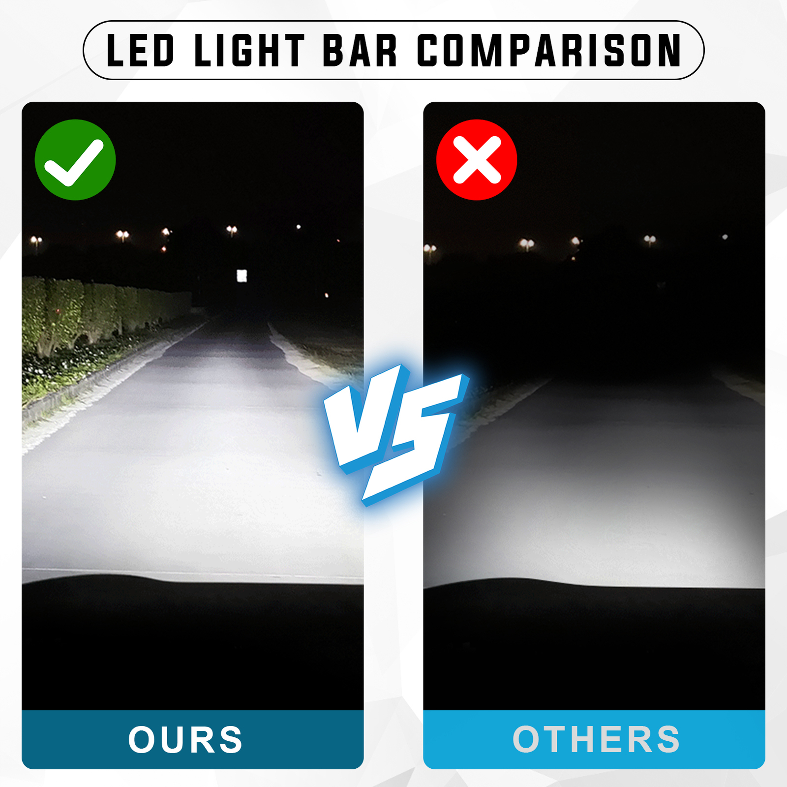 Fit Can-am Maverick X3 DS RS MAX Curved 52" LED Light Bar Upper Roof Brackets