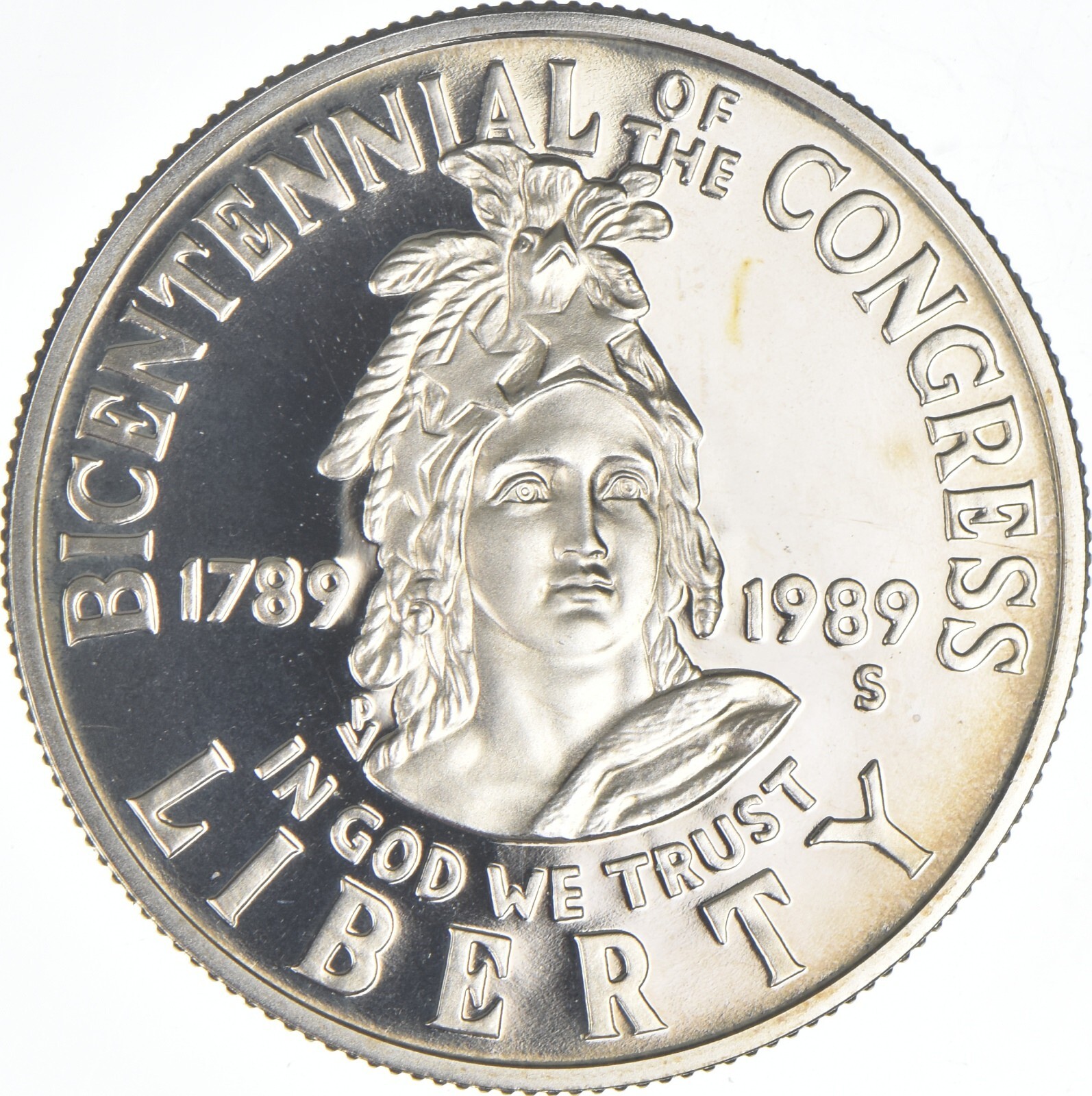 PROOF 1989-S Congress Bicentennial Congressional - Commemorative Half Dollar