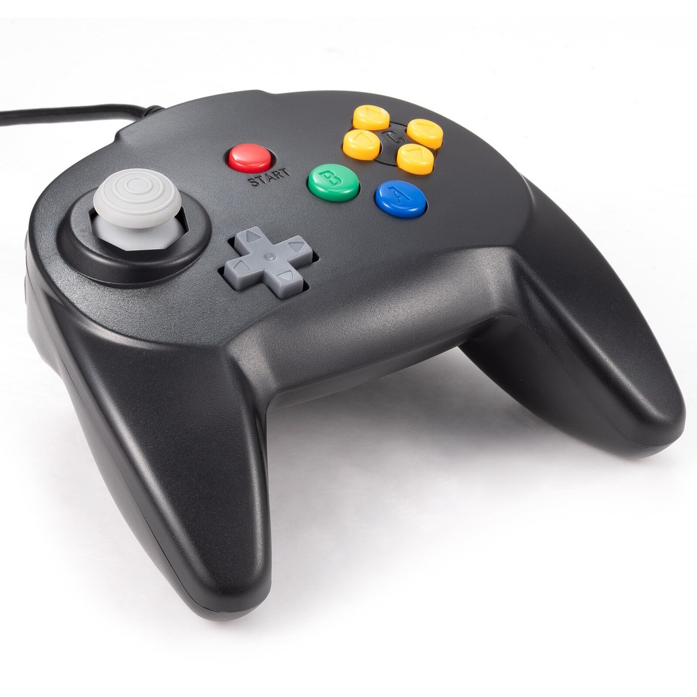 Classic Retro 64 N64 Classic Wired USB Controller Gamepads for PC Mac Raspberry