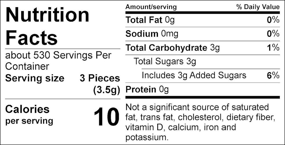 Bulk Chewing Gum Refills, Assorted Chicle - 64oz