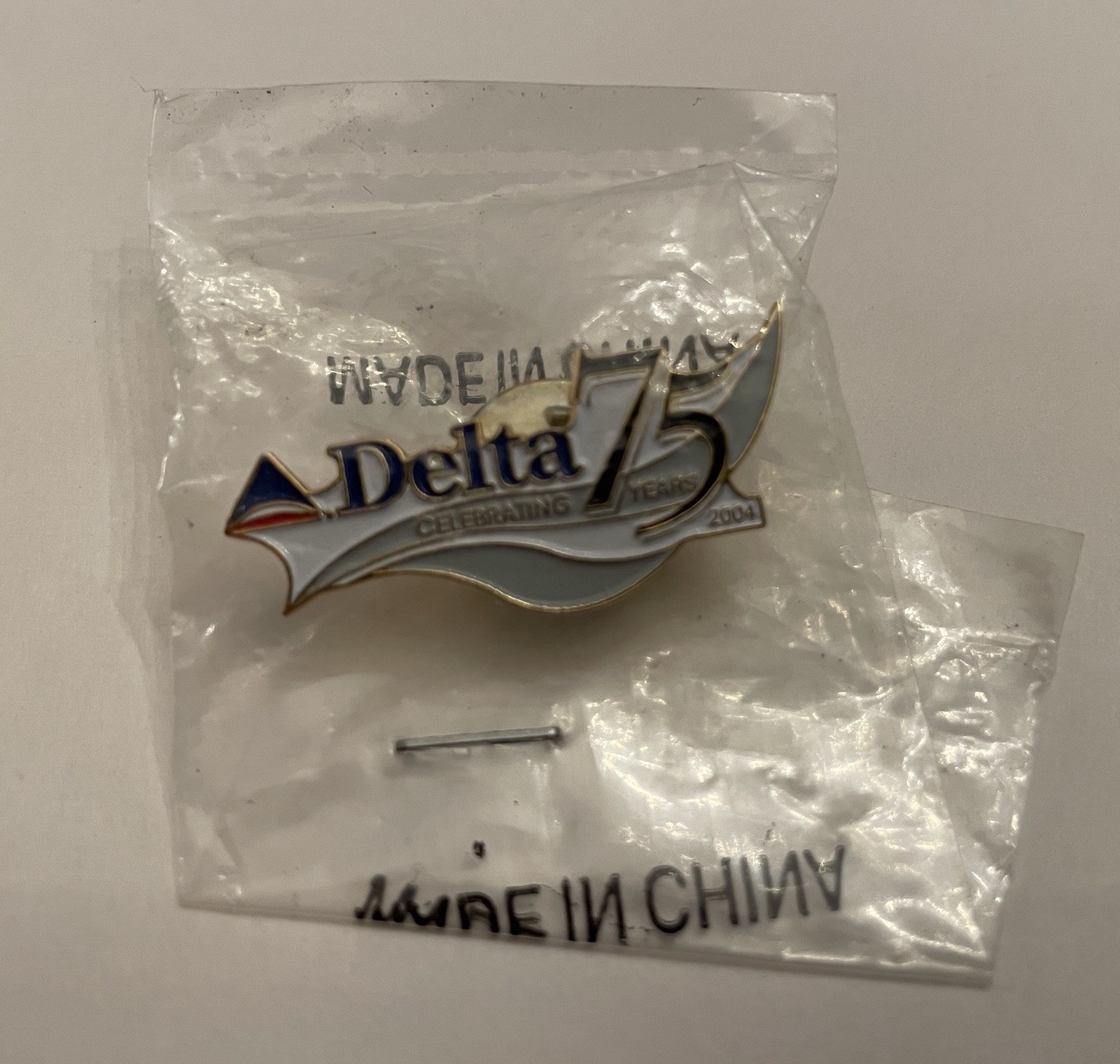 Delta Airlines 75th Anniversary Pin 2004 Celebrating 75 Years Aviation Collectib