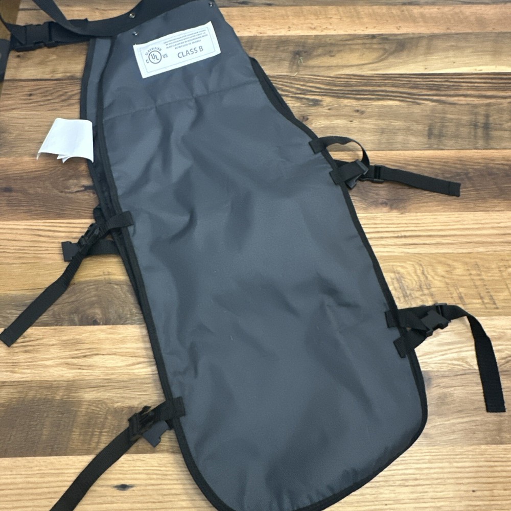 Forester Chaps Apron Style Class B Leg Protection Certified Gray