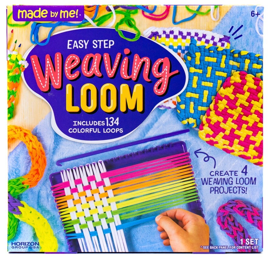 Made By Me Easy Step Weaving Loomn Kit , Hook, Loops & Instructions